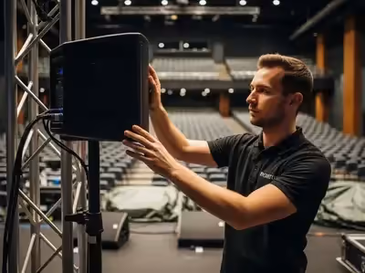 Alquiler de equipo de sonido para conferencias empresas