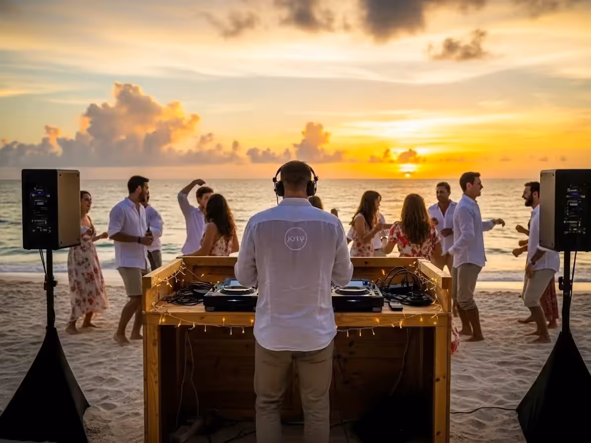 DJ en evento especial de una empresa