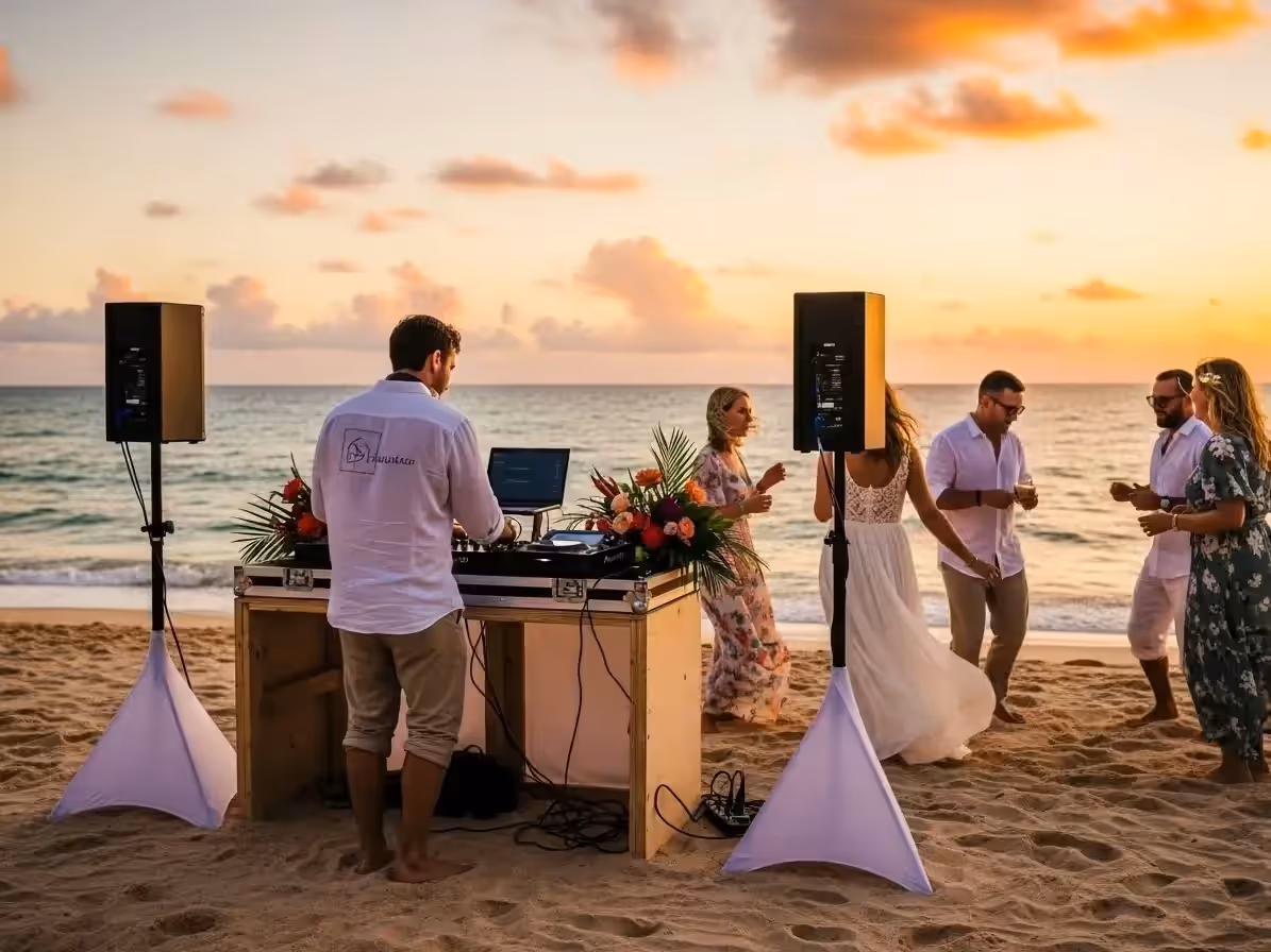 DJ en evento corporativo exclusivo