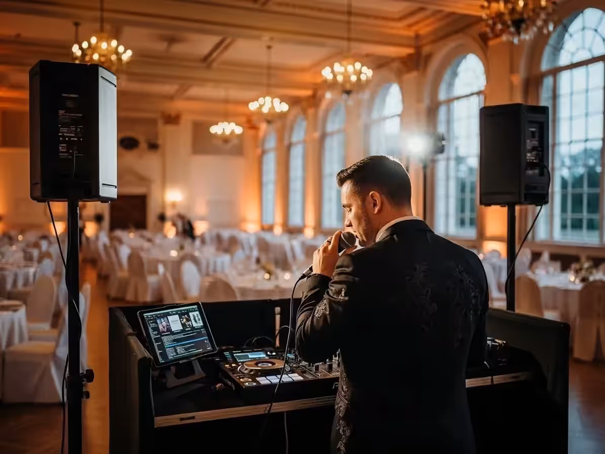 DJ en inauguración de una empresa