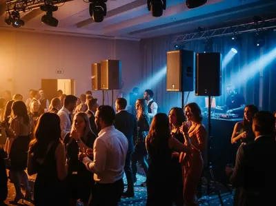 Subwoofers en pista de baile