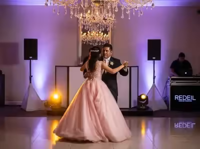 Renta de bocinas para vals padre e hija en XV anos - DJ en salon CDMX