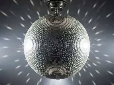 Renta de bola disco gigante de 1 metro profesional