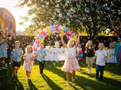 Máquina de burbujas compacta