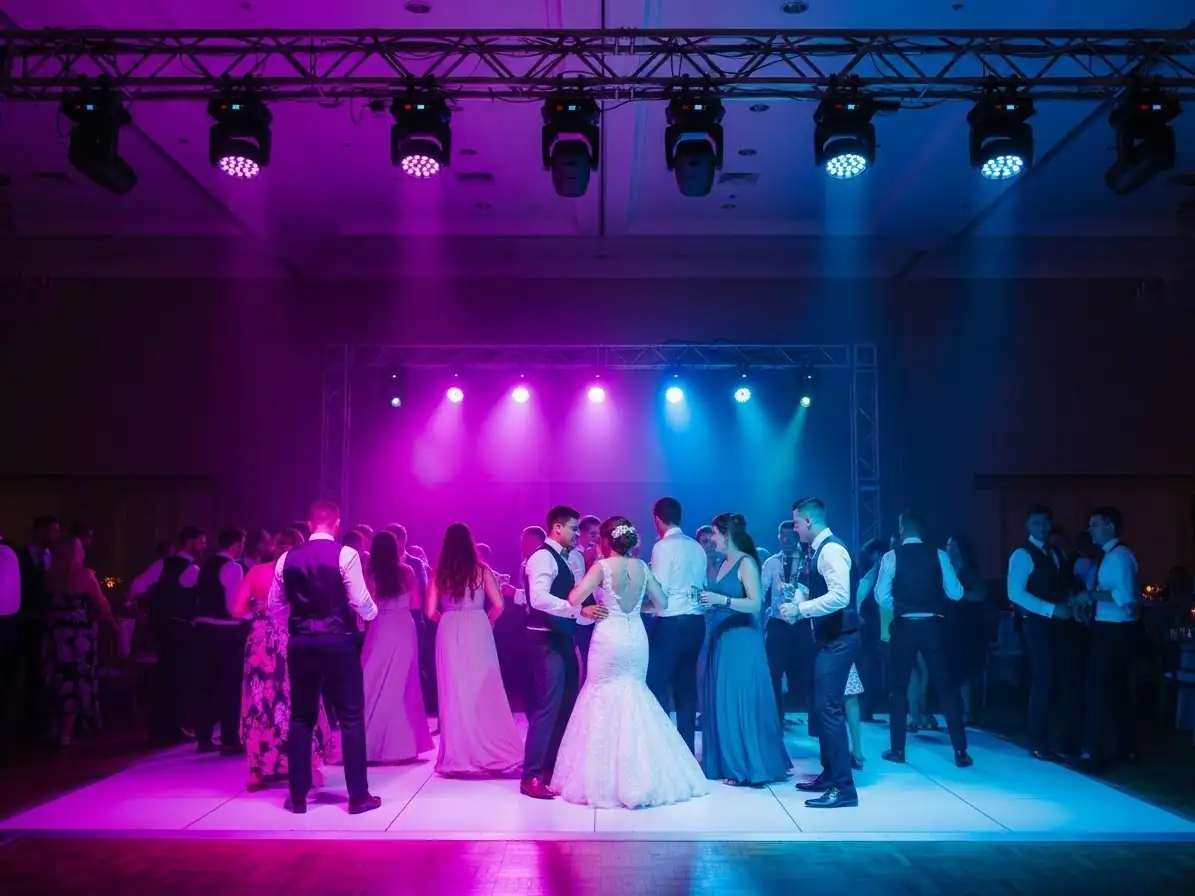 Show de cabezas moviles en boda con baile de novios