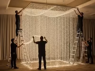 Star cloth cortina cielo estrellado LED