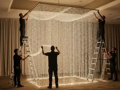 Star cloth cortina cielo estrellado LED