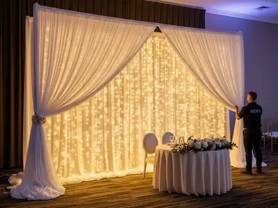 Renta de cascadas LED