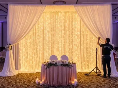 Renta de cascadas LED