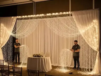 Star cloth cielo estrellado en salon