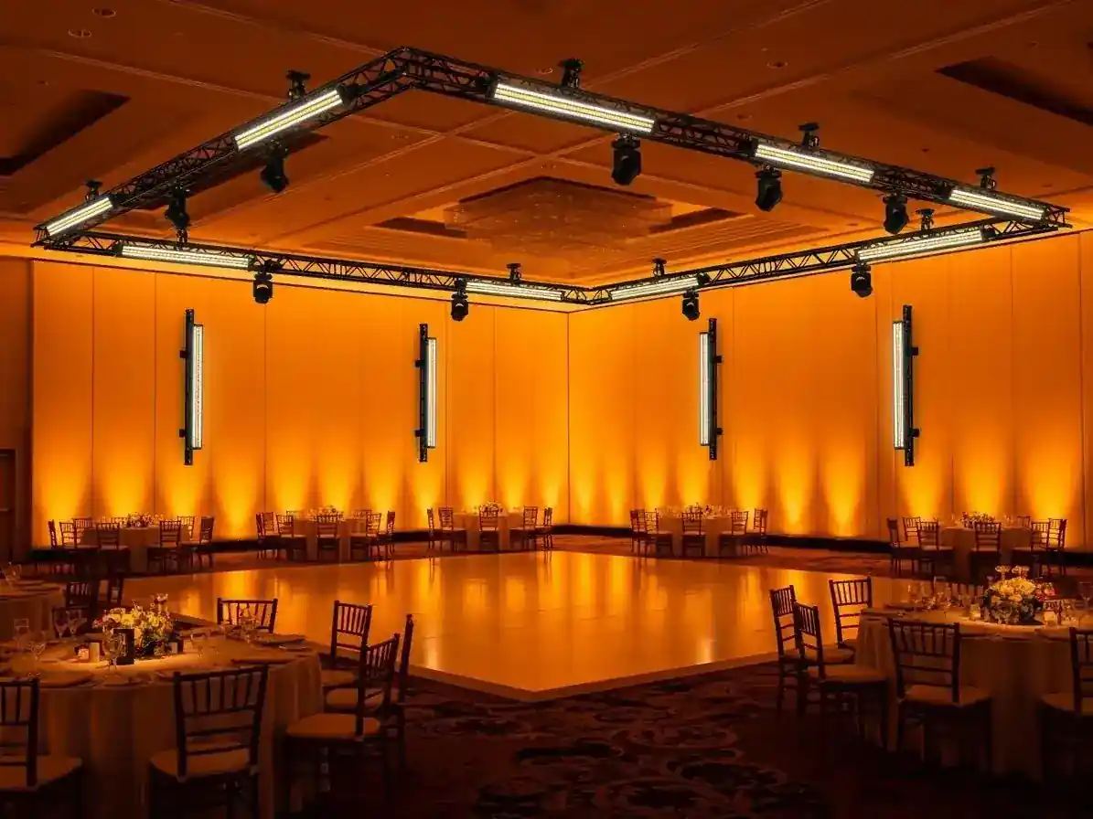 PAR LED 18x10W RGBW de alta potencia para salones