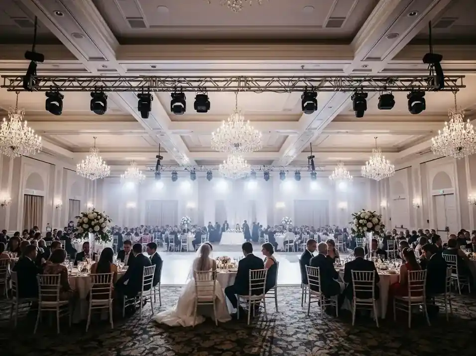 PAR LED 54x3W RGBW para iluminacion de eventos y banquetes