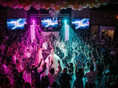 Sesion de fotos con burbujas en jardin