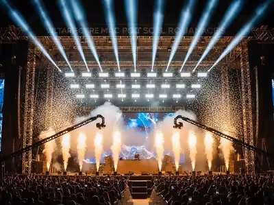 Humo realzando cabezas móviles en boda