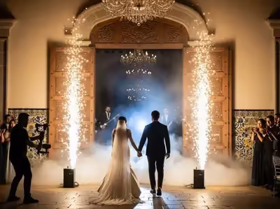 Fogger profesional en concierto privado