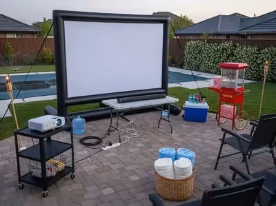 Karaoke gigante con pantalla de 5 metros