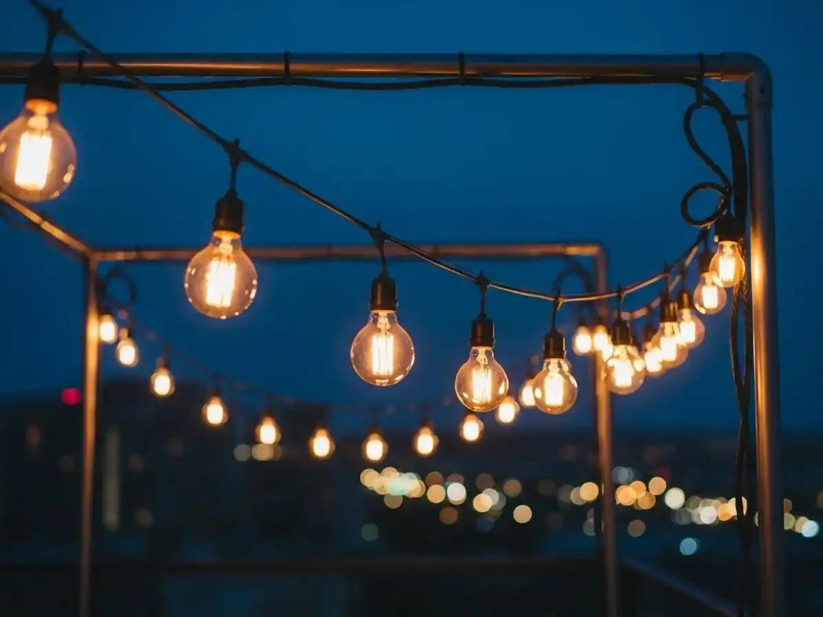 Guirnaldas para Terrazas y Jardines