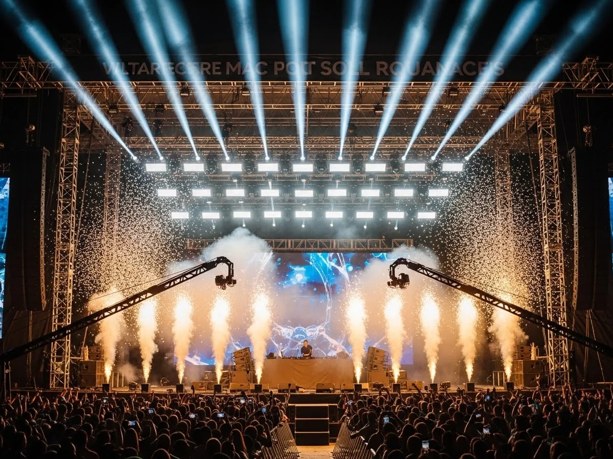 Maquina de humo profesional en pista de baile de boda CDMX