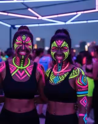 Decoracion neon con corazon para bodas y eventos