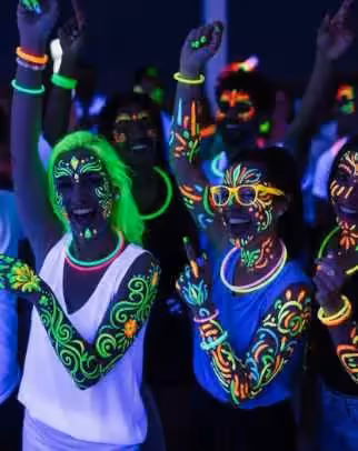 Canones LED RGBW para Fiestas - ejemplo 4