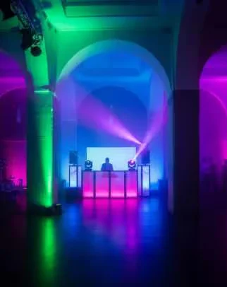 Canones LED RGBW para Fiestas - ejemplo 3