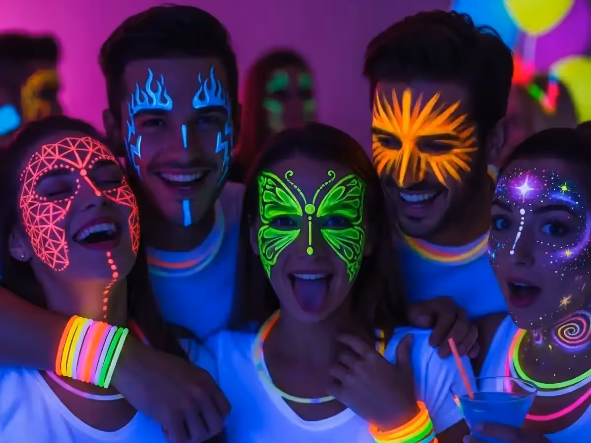 Luz UV para Fiestas Glow Party - ejemplo 4