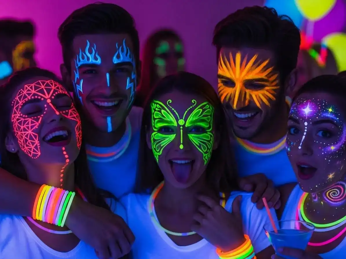Luz UV para Fiestas Glow Party - ejemplo 4