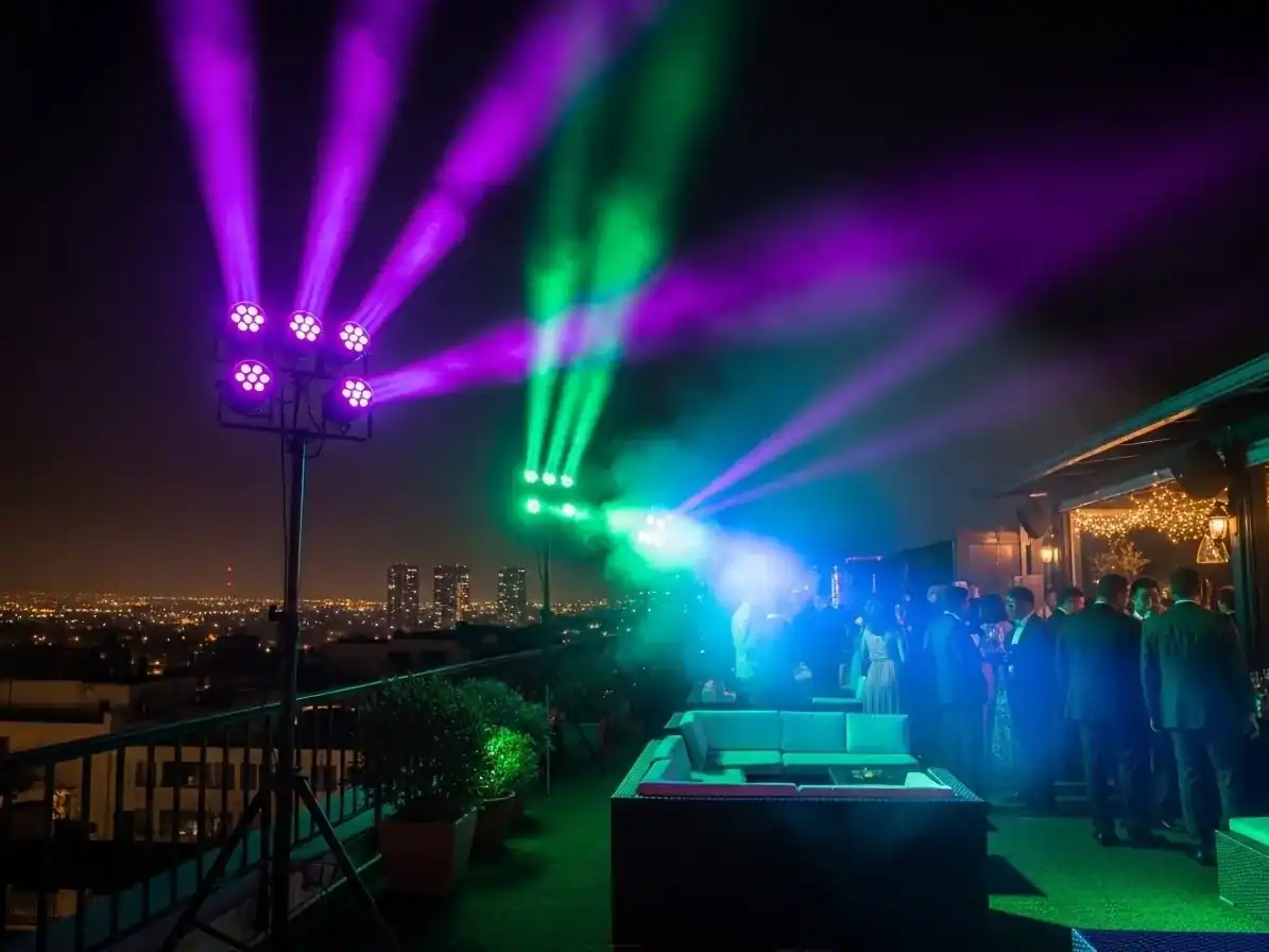 Luz UV para Fiestas Glow Party - ejemplo 1