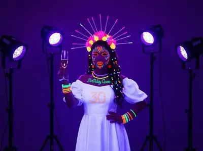 Barras de luz negra LED para iluminacion de paredes y techos