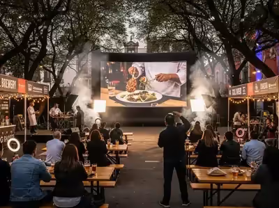 Pantalla inflable de 10 metros