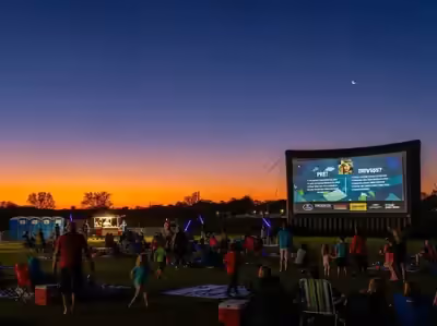 Pantalla inflable de 3 metros