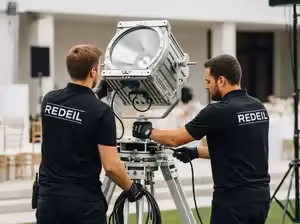 Renta de Sky Tracker con haz de luz al cielo estrellado - Seguidor de luz para eventos CDMX