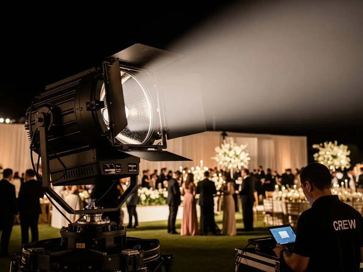 Mini Tracker LED 600W compacto para fiestas nocturnas