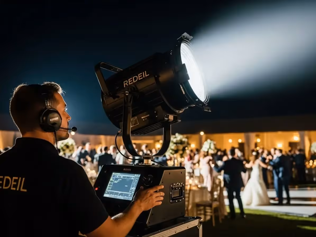 Sky Rose HMI 2500W con 25 haces multiples para fiestas nocturnas