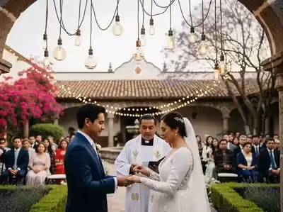 Iluminación para bodas en jardines de Coyoacán