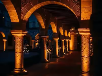 Iluminación para eventos en Centro Histórico Cuauhtémoc