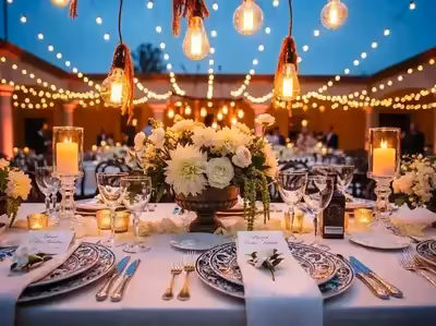 Iluminación para bodas en haciendas de Metepec